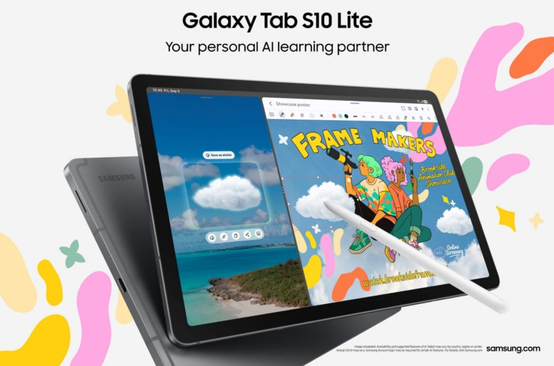 Hình ảnh cho danh mục Galaxy Tab S10 Lite ra mắt: Tablet AI giá hấp dẫn nhất 2025 cho học sinh, sinh viên